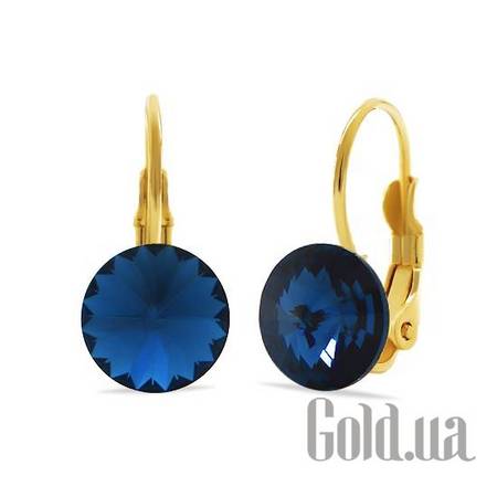 Серьги Серьги с кристаллами Swarovski в позолоте