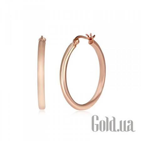 Серьги-кольца Серебряные серьги в позолоте