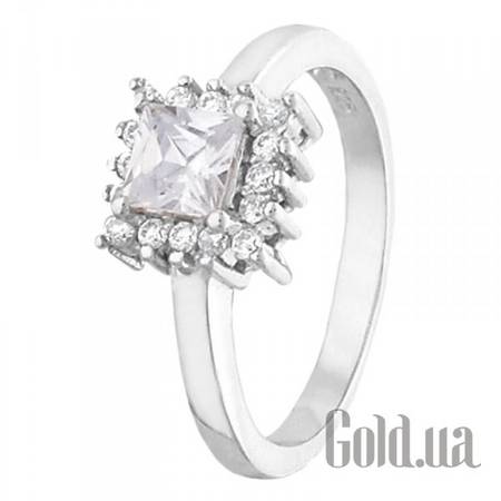 Кольцо Серебряное кольцо с  куб. циркониями, 16.5