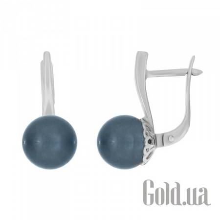 Серьги Золотые серьги с культив. жемчугом