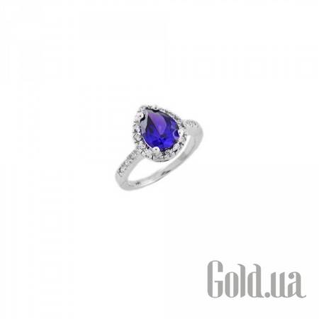 Женские кольца Женское серебряное кольцо с куб. циркониями, 17