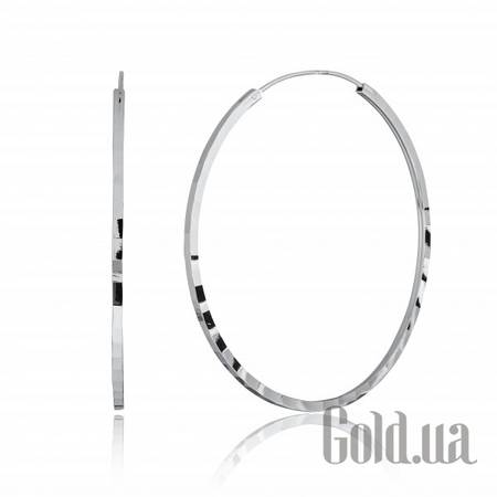 Серьги-кольца Серебряные серьги