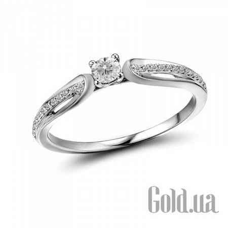 Кольцо Золотое кольцо с бриллиантами , 17