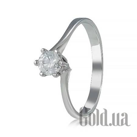 Кольцо Золотое кольцо с камнем Swarovski, 18