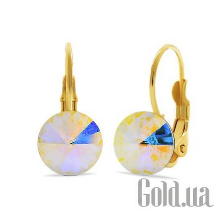 Серьги Серьги с кристаллами Swarovski в позолоте