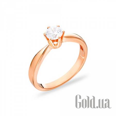 Кольцо Золотое кольцо с куб. цирконием, 16.5