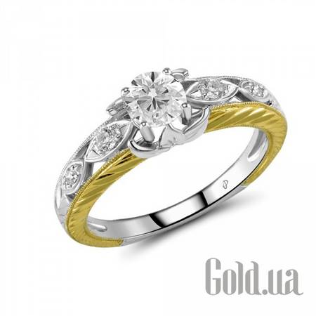 Кольцо Золотое кольцо с бриллиантами, 17