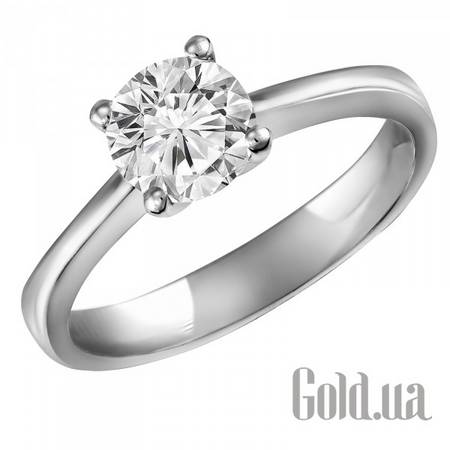 Кольцо Золотое кольцо с бриллиантом 1,00 карат, 17