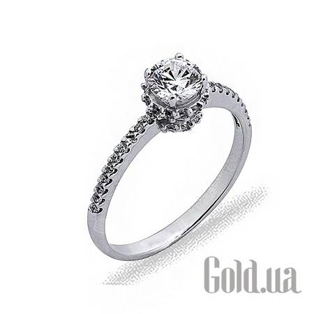 Кольцо Золотое кольцо с куб. циркониями, 17.5