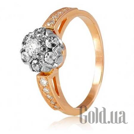 Кольцо Золотое кольцо с бриллиантами, 16.5