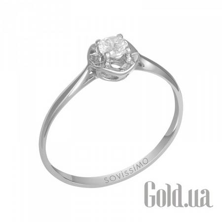 Кольцо Золотое кольцо с куб.цирконием, 16.5