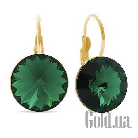 Серьги Серьги с кристаллами Swarovski в позолоте