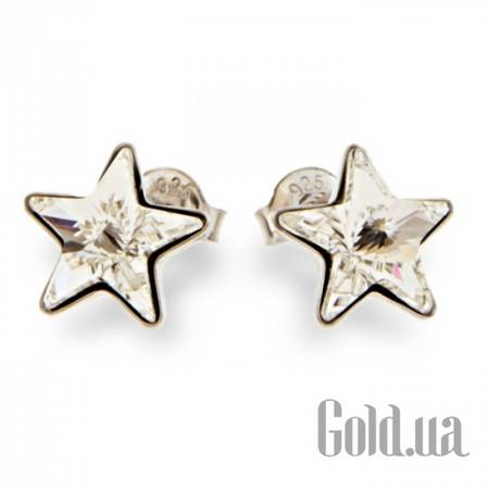 Пусеты (гвоздики) Серьги с кристаллами Swarovski