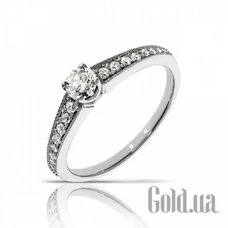 Кольцо Золотое кольцо с бриллиантами, 16.5