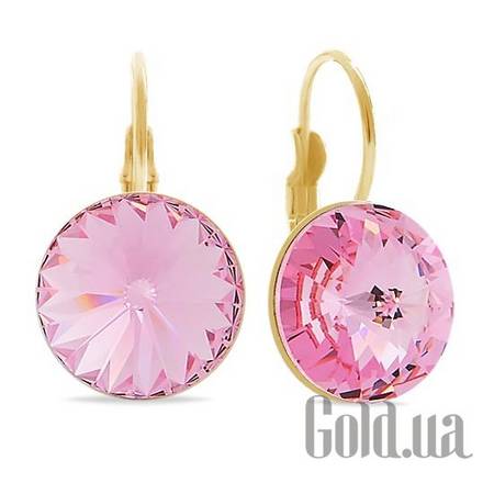 Серьги Серьги с кристаллами Swarovski в позолоте