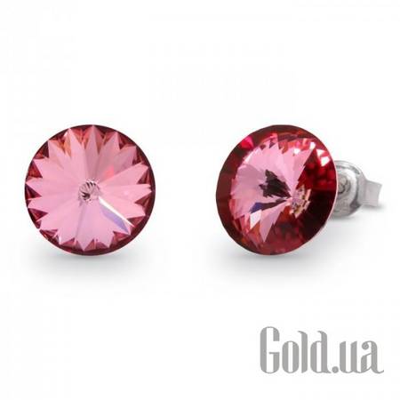 Пусеты (гвоздики) Серьги с кристаллами Swarovski