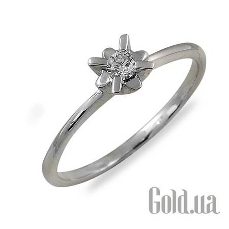 Кольцо Золотое кольцо с бриллиантами, 16.5