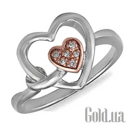 Кольцо Золотое кольцо с бриллиантами, 16.5