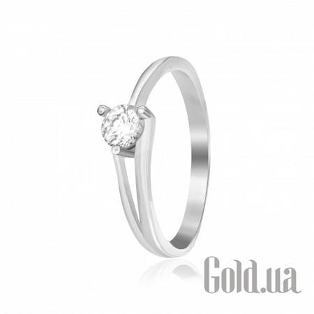 Кольцо Серебряное кольцо с цирконием Swarovski Zirconia, 16.5