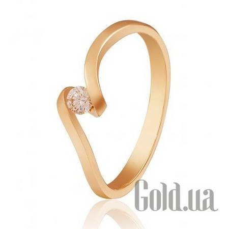 Кольцо Золотое кольцо с бриллиантом, 18