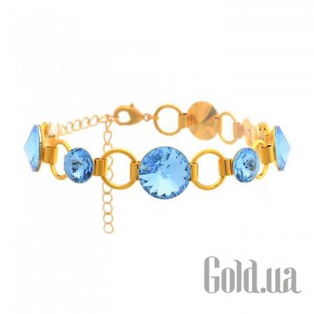 Женский браслет Женский браслет с кристаллами Swarovski в позолоте