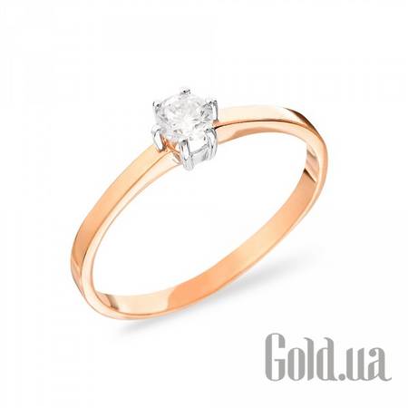 Кольцо Золотое кольцо с куб. цирконием, 18.5