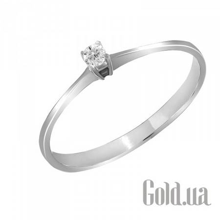 Кольцо Золотое кольцо с бриллиантом, 17.5