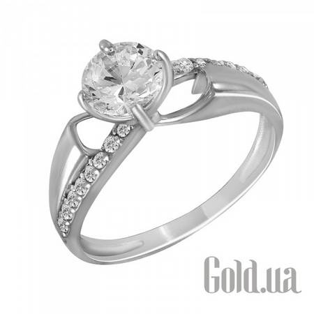 Кольцо Золотое кольцо с кубическим цирконием, 16.5