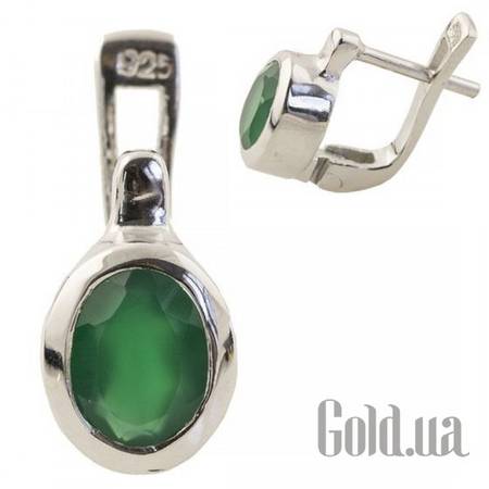 Серьги Fresh Jewelry Серебряные серьги с агатами