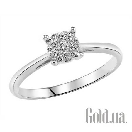 Кольцо Золотое кольцо с бриллиантами, 16.5