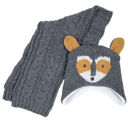 Комплект Fox: шапка и шарф