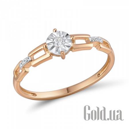 Кольцо Золотое кольцо с бриллиантами, 18