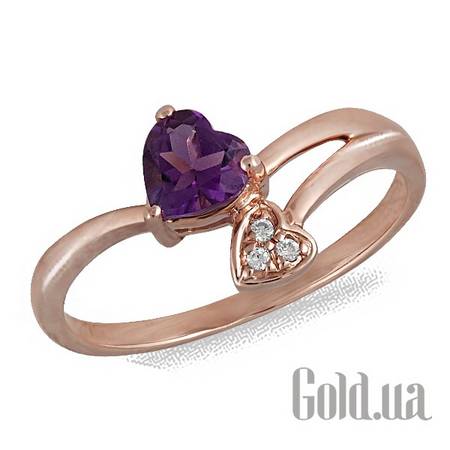 Кольцо Золотое кольцо с бриллиантом, 16.5