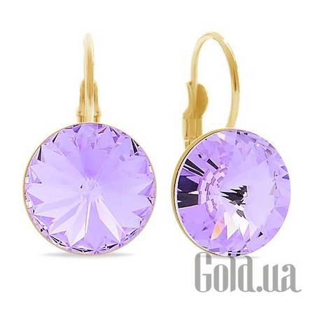 Серьги Серьги с кристаллами Swarovski в позолоте