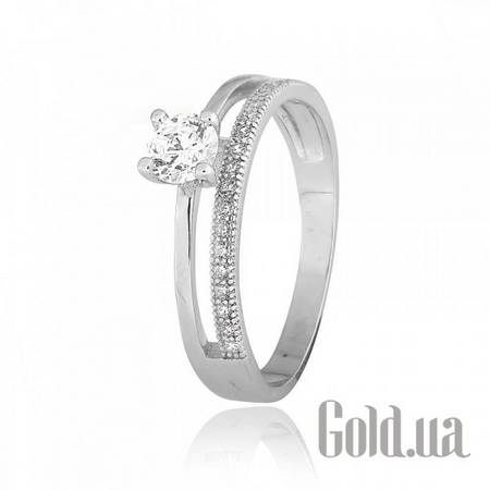 Кольцо Silvex925 Серебряное кольцо с куб. циркониями, 18.5