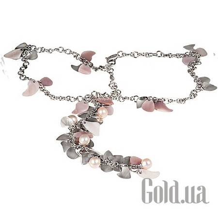 Колье Золотое колье с жемчугом и перламутром, 45