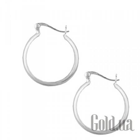 Серьги-кольца Серебряные серьги