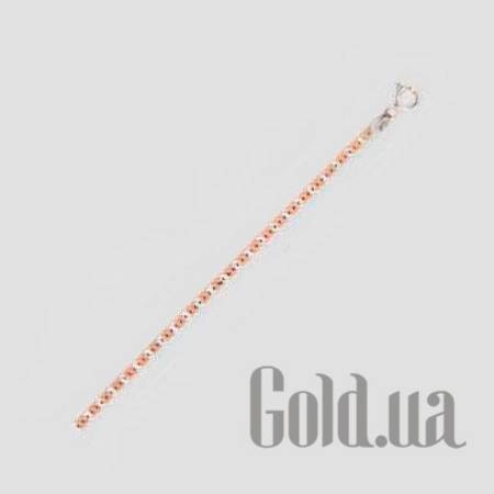 Женские браслеты Женский серебряный браслет в позолоте, 17